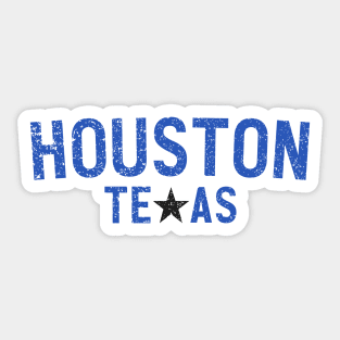 HOUSTON TEXAS STAR Sticker